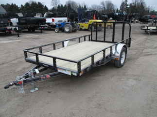 2018 PJ 77x12 U7 Single Axle Utility U721231DSYK