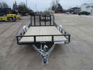 2018 PJ 77x12 U7 Single Axle Utility U721231DSYK