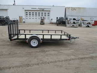 2018 PJ 77x12 U7 Single Axle Utility U721231DSYK
