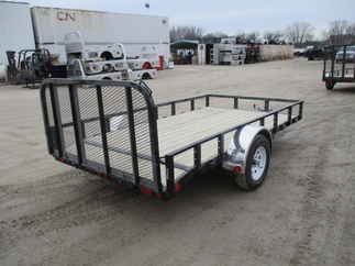 2018 PJ 77x12 U7 Single Axle Utility U721231DSYK