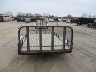2018 PJ 77x12 U7 Single Axle Utility U721231DSYK