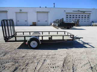 2018 PJ Trailer 77x14 U7 Single Axle Utility U721431DSGKV