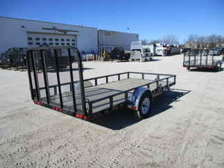 2018 PJ Trailer 77x14 U7 Single Axle Utility U721431DSGKV