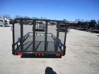 2018 PJ Trailer 77x14 U7 Single Axle Utility U721431DSGKV