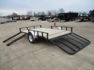2018 PJ 83x12 U8 Single Axle Utility U821231DSBKA