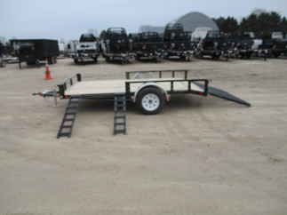 2018 PJ 83x12 U8 Single Axle Utility U821231DSBKA