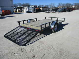 2018 PJ 83x12 U8 Single Axle Utility U821231DSBKA