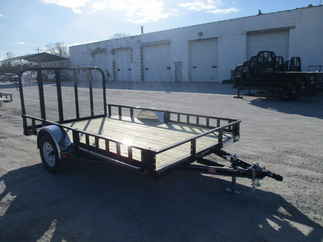 2018 PJ 83x12 U8 Single Axle Utility U821231DSBKA