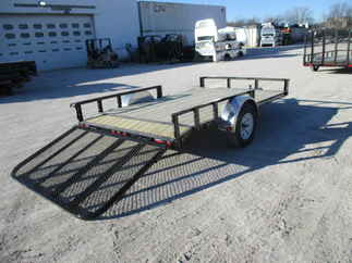 2018 PJ 83x12 U8 Single Axle Utility U821231DSBKA