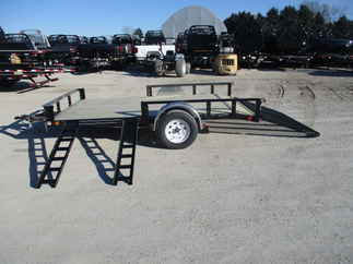 2018 PJ 83x12 U8 Single Axle Utility U821231DSBKA