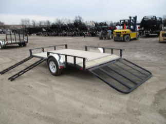 2018 PJ 83x12 U8 Single Axle Utility U821231DSBKA