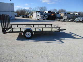 2018 PJ 83x14 U8 Single Axle Utility U821431DSBK