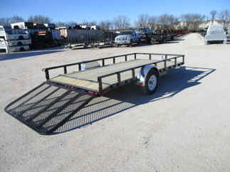 2018 PJ 83x14 U8 Single Axle Utility U821431DSBK