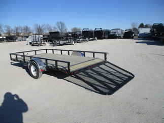 2018 PJ 83x14 U8 Single Axle Utility U821431DSBK
