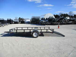 2018 PJ 83x14 U8 Single Axle Utility U821431DSBK