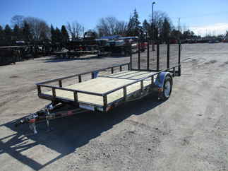 2018 PJ 83x14 U8 Single Axle Utility U821431DSBK