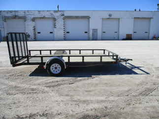 2018 PJ 83x14 U8 Single Axle Utility U821431DSBK