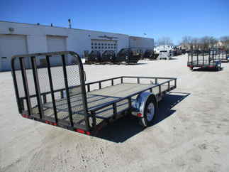 2018 PJ 83x14 U8 Single Axle Utility U821431DSBK