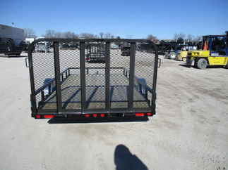 2018 PJ 83x14 U8 Single Axle Utility U821431DSBK