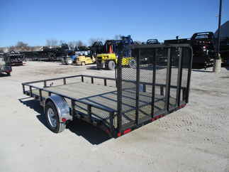 2018 PJ 83x14 U8 Single Axle Utility U821431DSBK