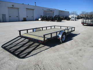 2018 PJ 83x14 U8 Single Axle Utility U821431DSBK