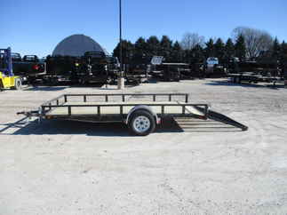 2018 PJ 83x14 U8 Single Axle Utility U821431DSBK