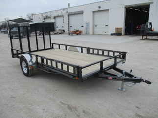 2018 PJ 83x14 U8 Single Axle Utility U821431DSBKA