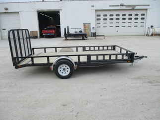 2018 PJ 83x14 U8 Single Axle Utility U821431DSBKA