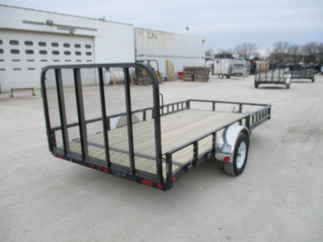 2018 PJ 83x14 U8 Single Axle Utility U821431DSBKA