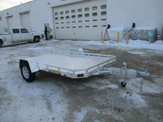 2019 Aluma 77x12  Aluminum Single Axle Utility 7712HTILT