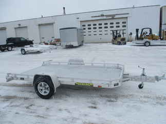 2019 Aluma 77x12  Aluminum Single Axle Utility 7712HTILT