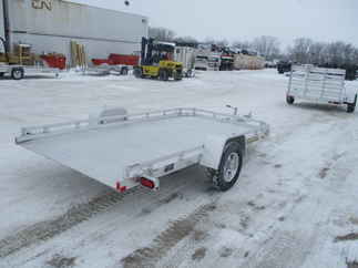 2019 Aluma 77x12  Aluminum Single Axle Utility 7712HTILT