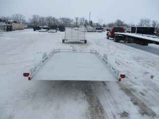2019 Aluma 77x12  Aluminum Single Axle Utility 7712HTILT