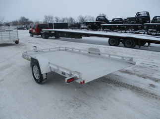 2019 Aluma 77x12  Aluminum Single Axle Utility 7712HTILT