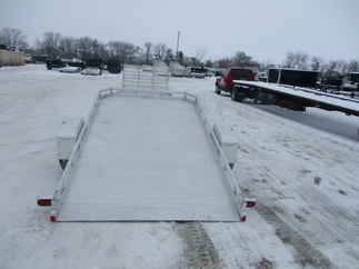 2019 Aluma 77x12  Aluminum Single Axle Utility 7712HTILT