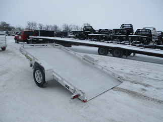2019 Aluma 77x12  Aluminum Single Axle Utility 7712HTILT