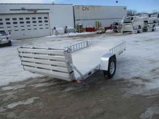 2019 Aluma 81x12  Aluminum Single Axle Utility 8112BT