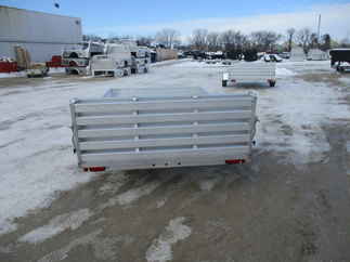 2019 Aluma 81x12  Aluminum Single Axle Utility 8112BT