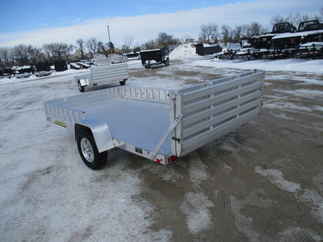 2019 Aluma 81x12  Aluminum Single Axle Utility 8112BT