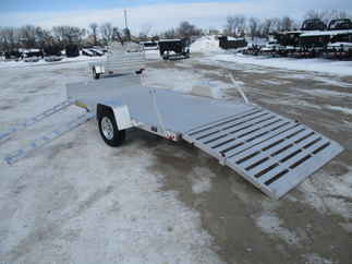 2019 Aluma 81x12  Aluminum Single Axle Utility 8112BT
