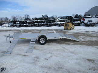 2019 Aluma 81x12  Aluminum Single Axle Utility 8112BT