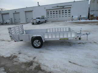 2019 Aluma 81x12  Aluminum Single Axle Utility 8112SR