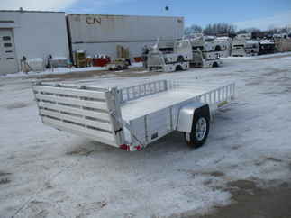 2019 Aluma 81x12  Aluminum Single Axle Utility 8112SR