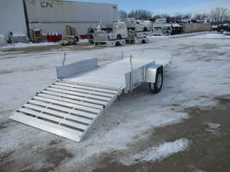 2019 Aluma 81x12  Aluminum Single Axle Utility 8112SR