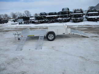 2019 Aluma 81x12  Aluminum Single Axle Utility 8112SR