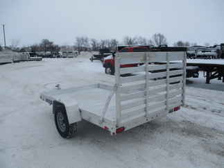 2019 Aluma 78x10  Aluminum Single Axle Utility 7810ES