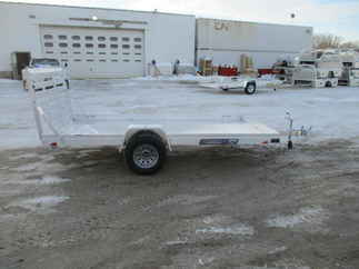 2019 Aluma 78x12  Aluminum Single Axle Utility 7812ES