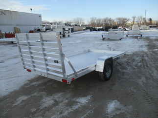2019 Aluma 78x12  Aluminum Single Axle Utility 7812ES