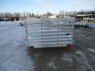 2019 Aluma 78x12  Aluminum Single Axle Utility 7812ES