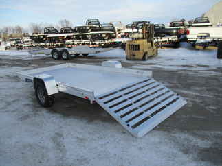 2019 Aluma 78x12  Aluminum Single Axle Utility 7812ES